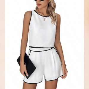 White two piece set